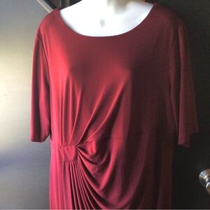 Elegant Burgundy Dress by Connected Women Size 18W